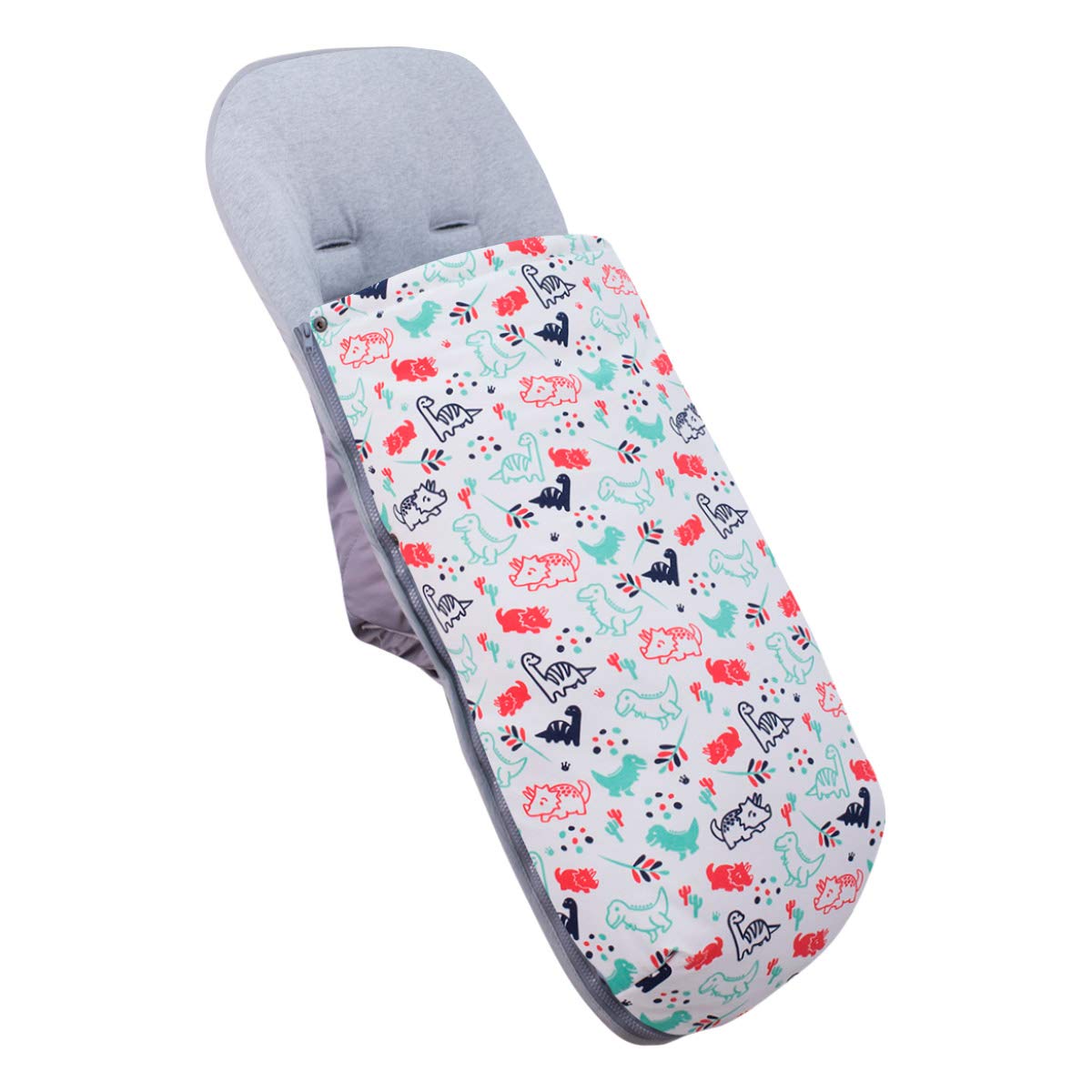 JYOKO Kids Saco para Cochecito Compatible con Baby Jogger City Mini Joolz (Algodon, Dino Party)