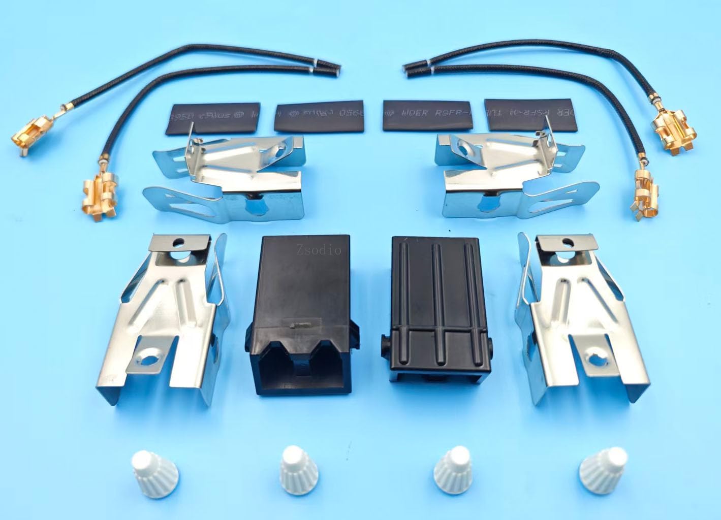 330031 Universal Range Stove Element Plug Receptacle Block-Compatible with major brands-Electric Stove Range Burner Receptacle Kit AP3075808, PS340571,RR109,5301167733. (2 Pack)