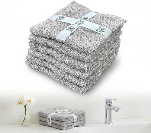 Miniatura 7 de Juego de 12 paños de lavado 100  algodón hilado en anillo paño grueso para pelo de bucle extra absorbente y suave toalla facial sin pelusas perfecto