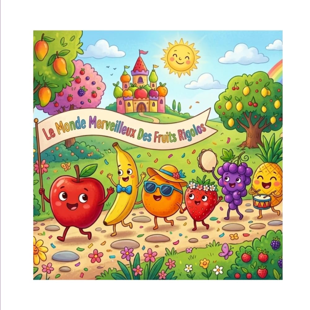 Les Fruits Joyeux: Mon Premier Livre de Coloriage (Mes Premiers Coloriages)