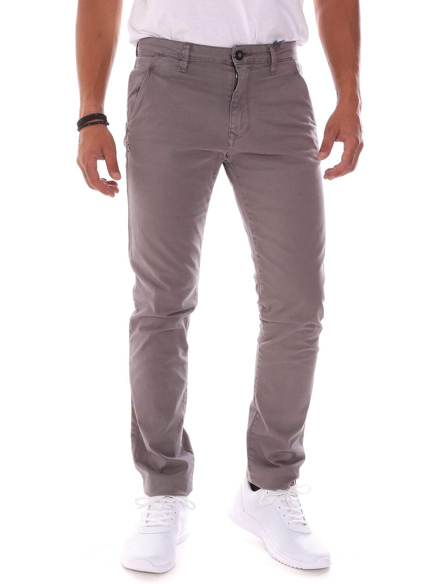 Pantalone grigio Gaudi uomo 021gu25037 chic et confortable