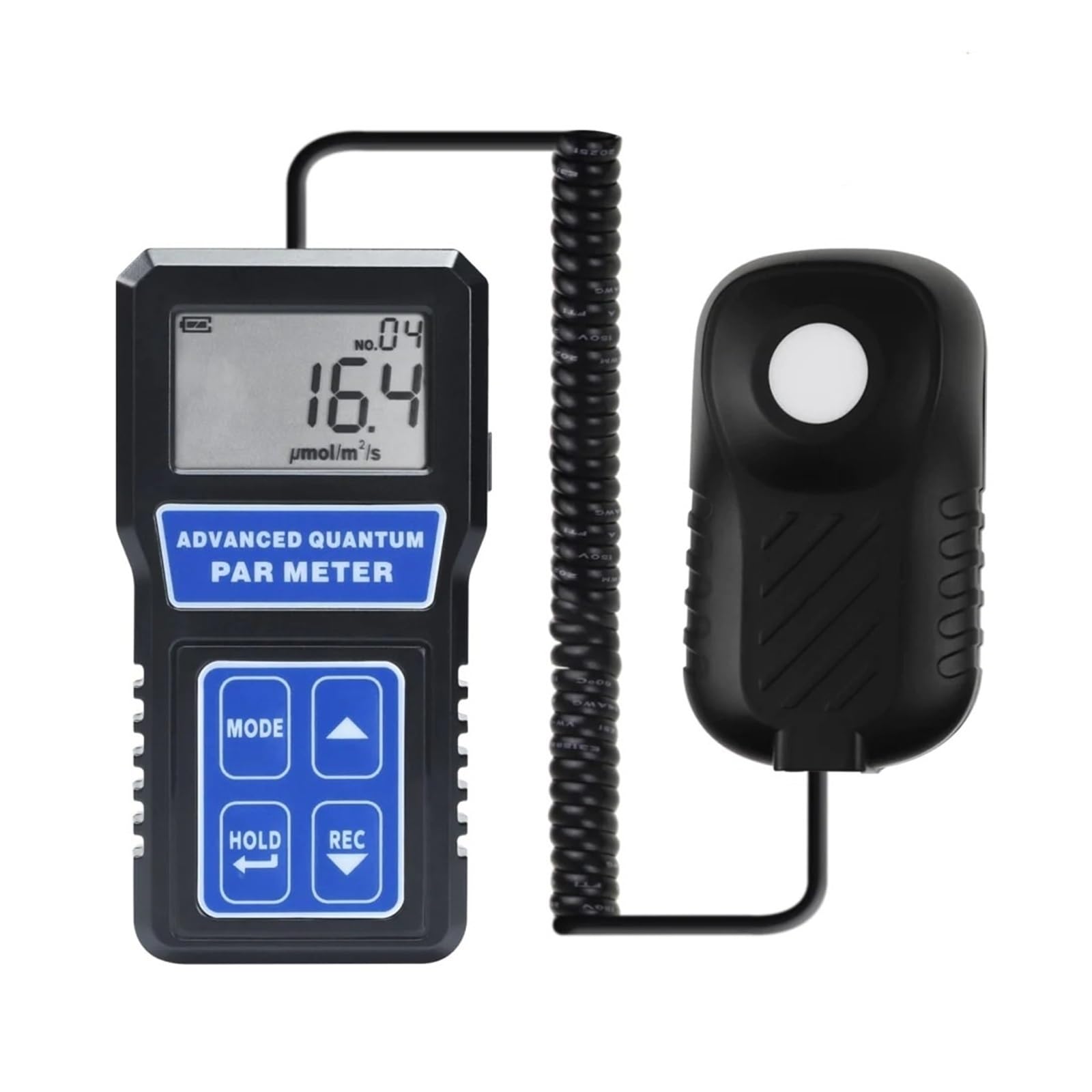 Mthckxjbsuz One Color Spectrometer Portable, High-Precision Split Digital Light Energy Meter Accurate Par Spectrum Illuminance Ppfd