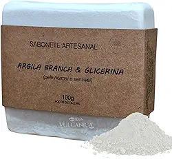 Sabonete Natural Argila Branca – Suave para Peles Sensíveis 100g