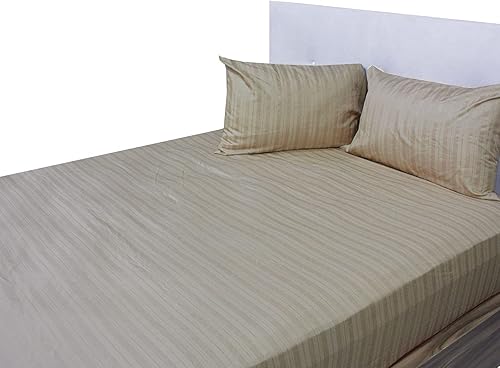 Miniatura 6 de Juego de sábanas de tamaño matrimonial de 4 piezas suave al tacto de 2500 hilos (tamaño matrimonial, arena)