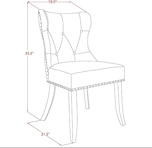 Miniatura 14 de East West Furniture AMSI3-AWA-04 - Juego de comedor de 3 piezas para espacios pequeños que contiene una mesa de cocina redonda con pedestal y 2