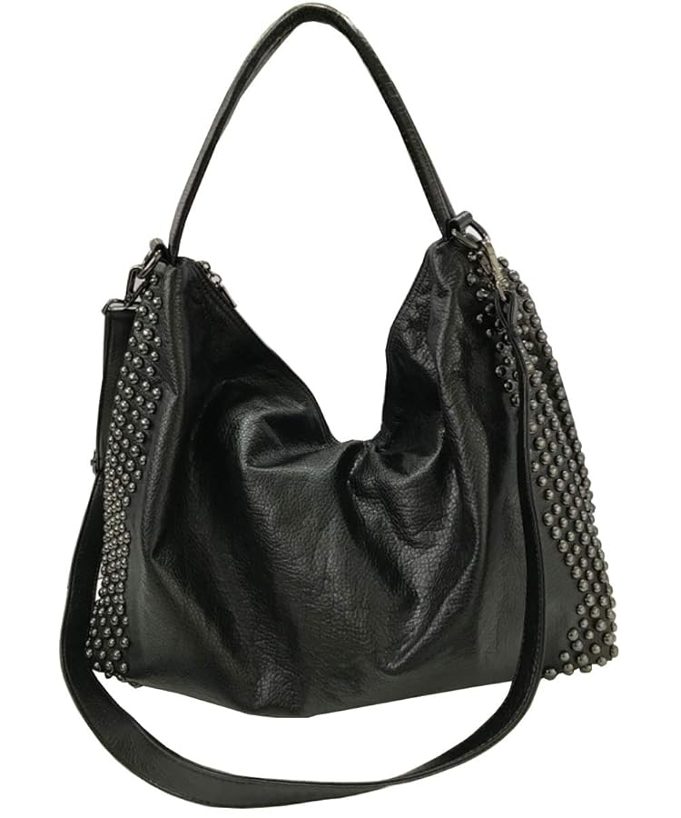 Amazon.com: FiveloveTwo Women Rivet Purse Handbag Large