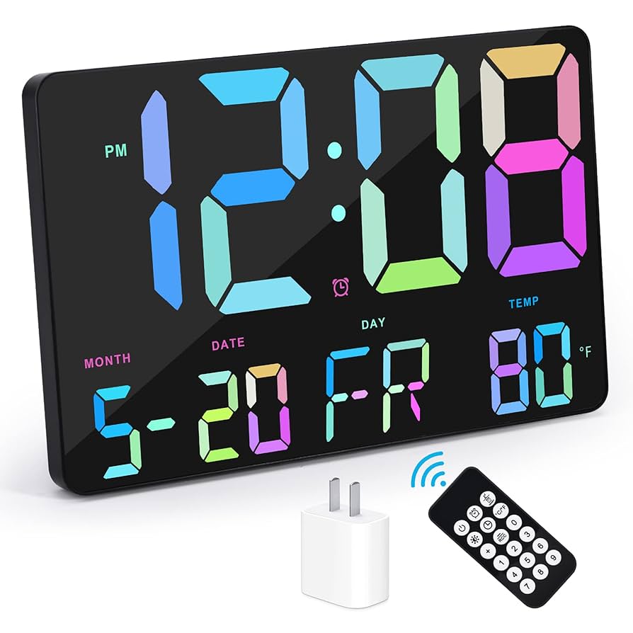 HOUSE USE PRODUCTS LED 時計 FROST ACL035 ① Amazon.com: HODIK Alarm Clock for Kids -Digital Clock with 7