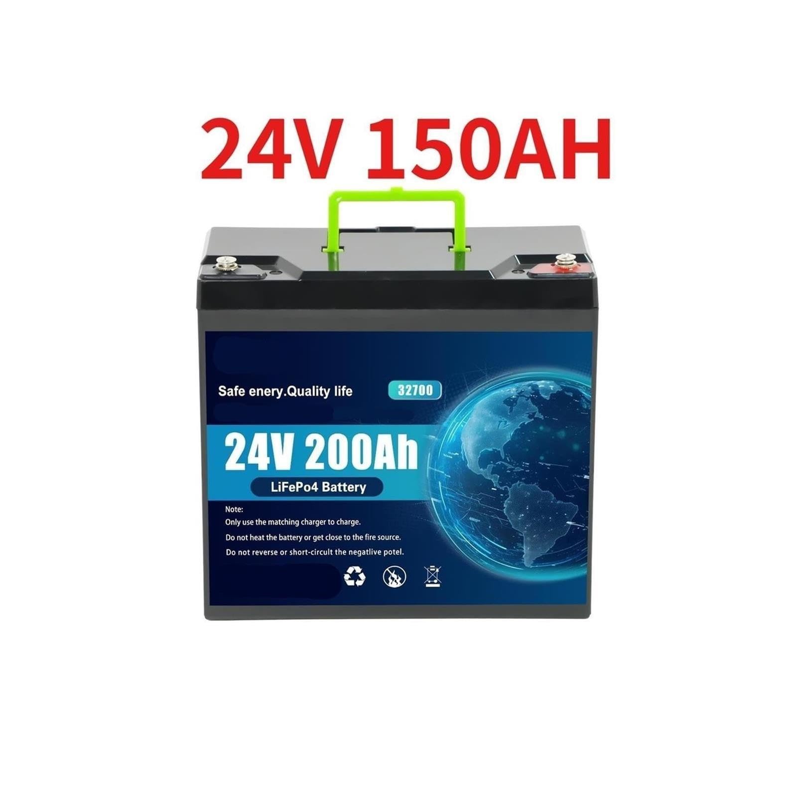 Alimentazione Portatile Con Batteria LiFePO4 Da 24 V 100 Ah 120 Ah 150 Ah