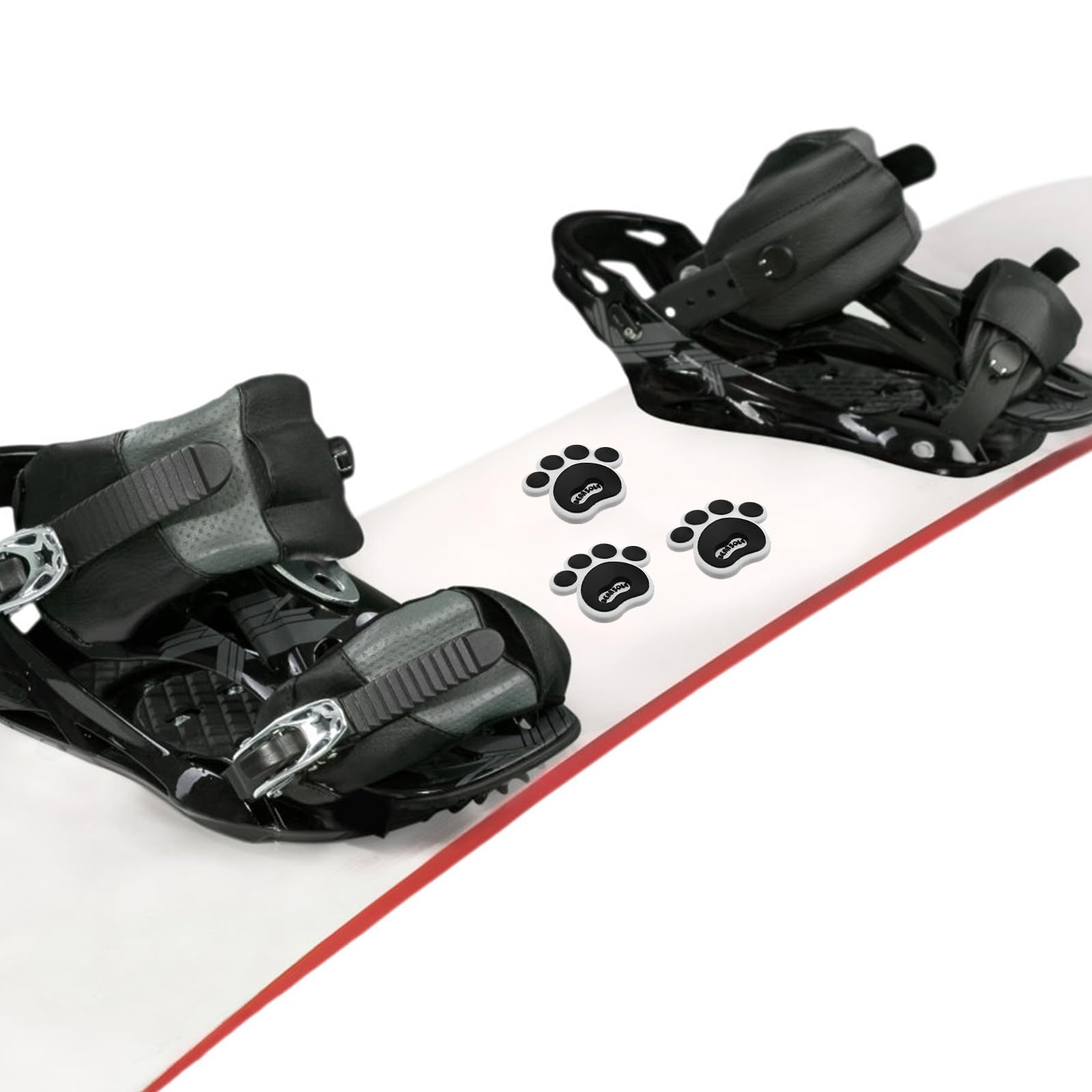 Toddmomy 4 Pezzi Sci Adesivi Pads Divertente Autoadesivo, Adesivo Tappetino per Gatto Accessorio Da Sci Pattini Antiscivolo per Snowboard Pad Pedale Gel di Silice Skateboard