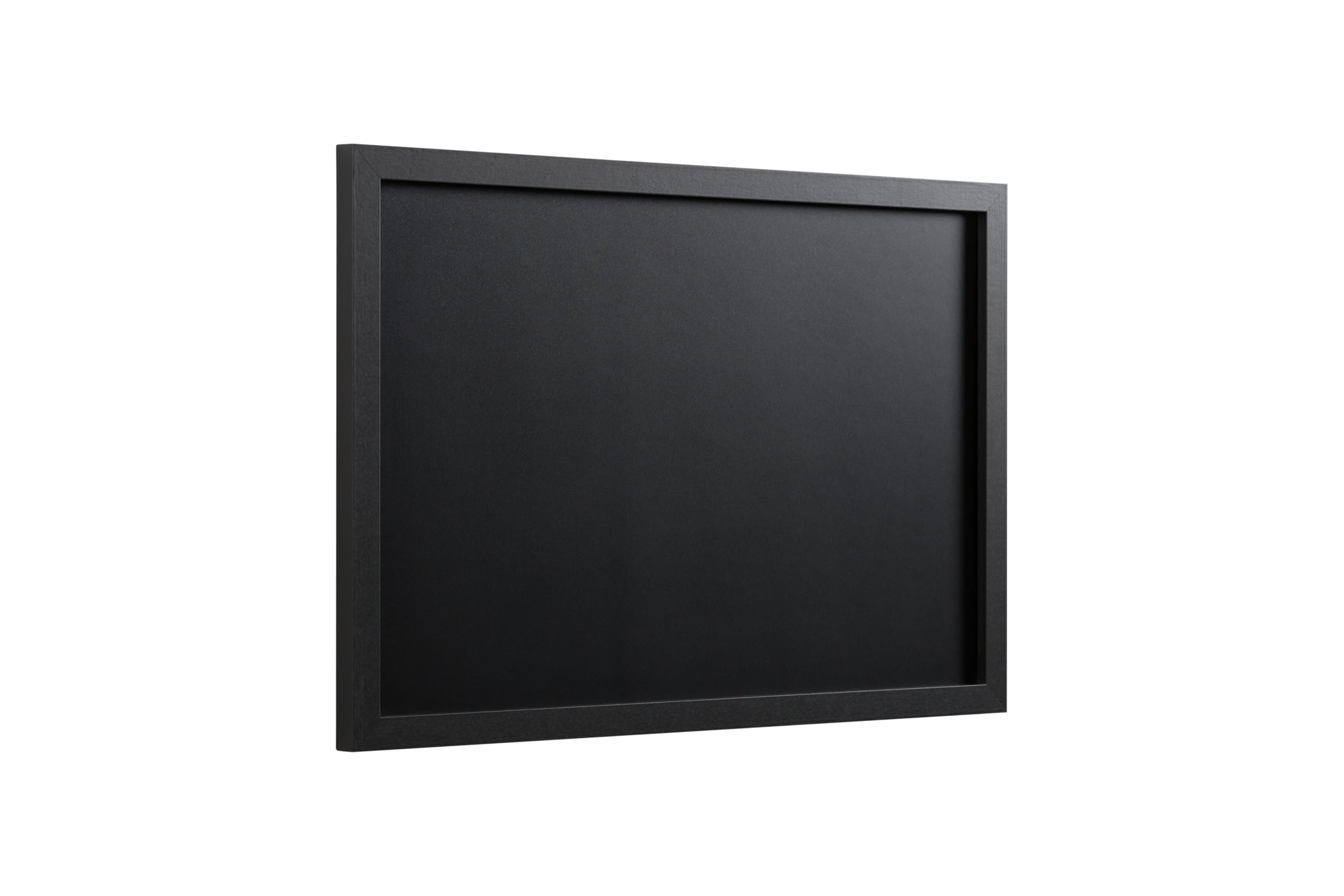 Bi-Office Back2Chalk Essentials Tableau à craie Noir Cadre en MDF Noir Mat 60x40cm