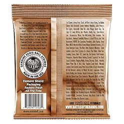 Ernie Ball 2148 Earthwood Lot de 2 cordes pour guitare acoustique Bronze phosphoreux 11-52 - Les Beatles, Paul McCartney, John Lennon, RIngo Starr, George Harrison Ernie Ball 2148 Earthwood Lot de 2 cordes pour guitare acoustique Bronze phosphoreux 11-52 – Image 3