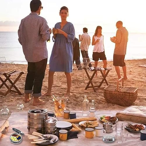 Miniatura 9 de CREATIEE-PRO - Juego de 6 pastilleros con 3 componentes para bolsa de viaje práctico y moderno 6 patrones 16 pulgadas