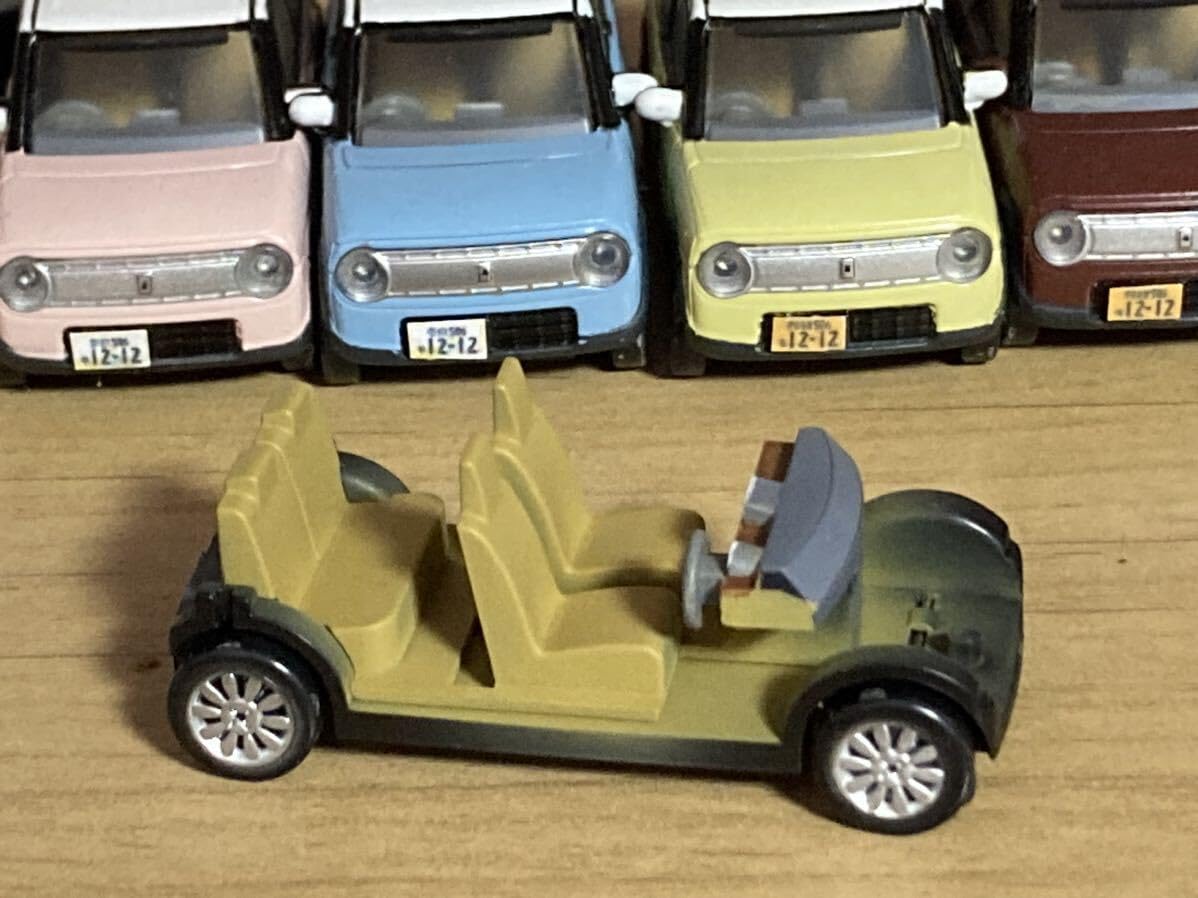 ラパン33出品 Amazon.co.jp: 164 スズキ HE33S ラパンX ミニカー インテリア塗装済み