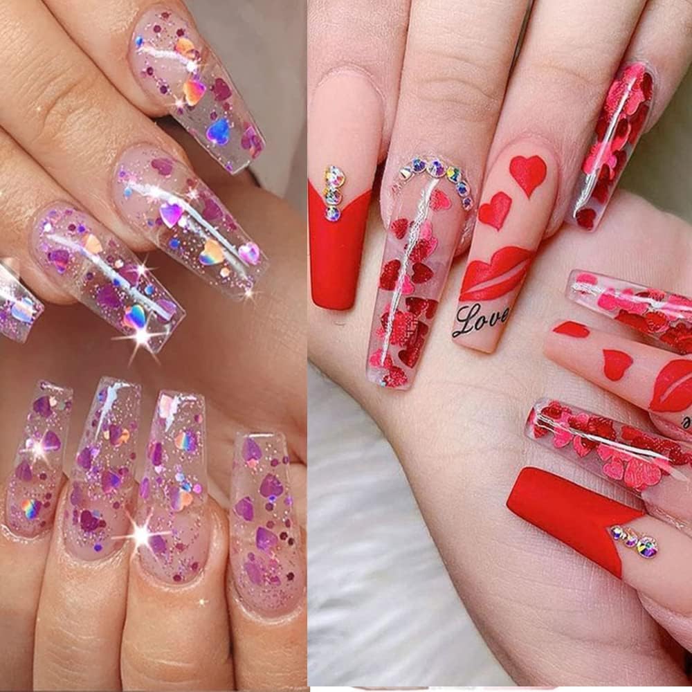 48 - Set Nail Art Glitter Decoration | 3D Nail Art Glitter (Multicolor) - Image 4 thumbnail