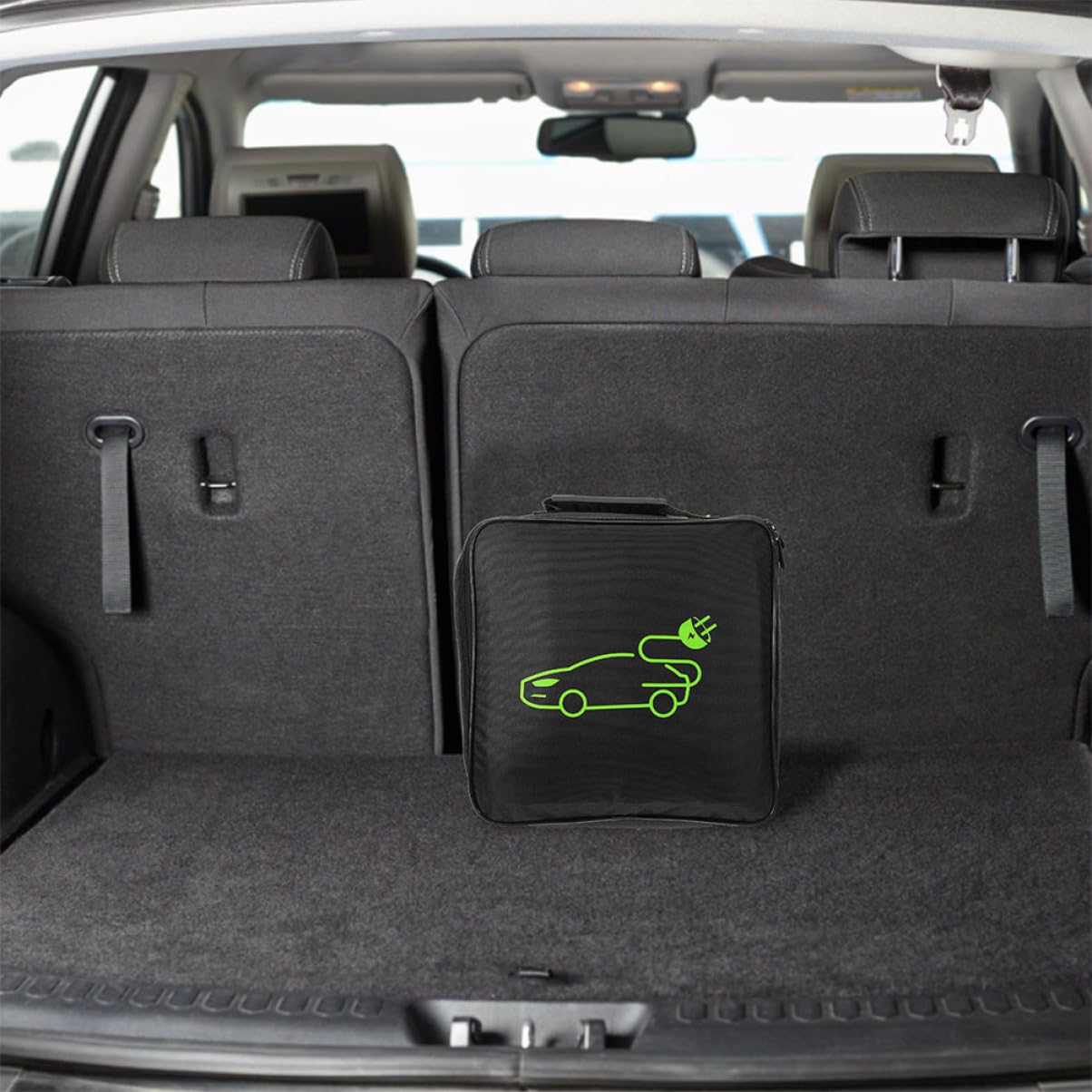 Zerodeko Bolsa Organizadora para Cables de Coche con Gran Capacidad y Material Oxford, 2 Unidades para Maletero y Carga Eléctrica