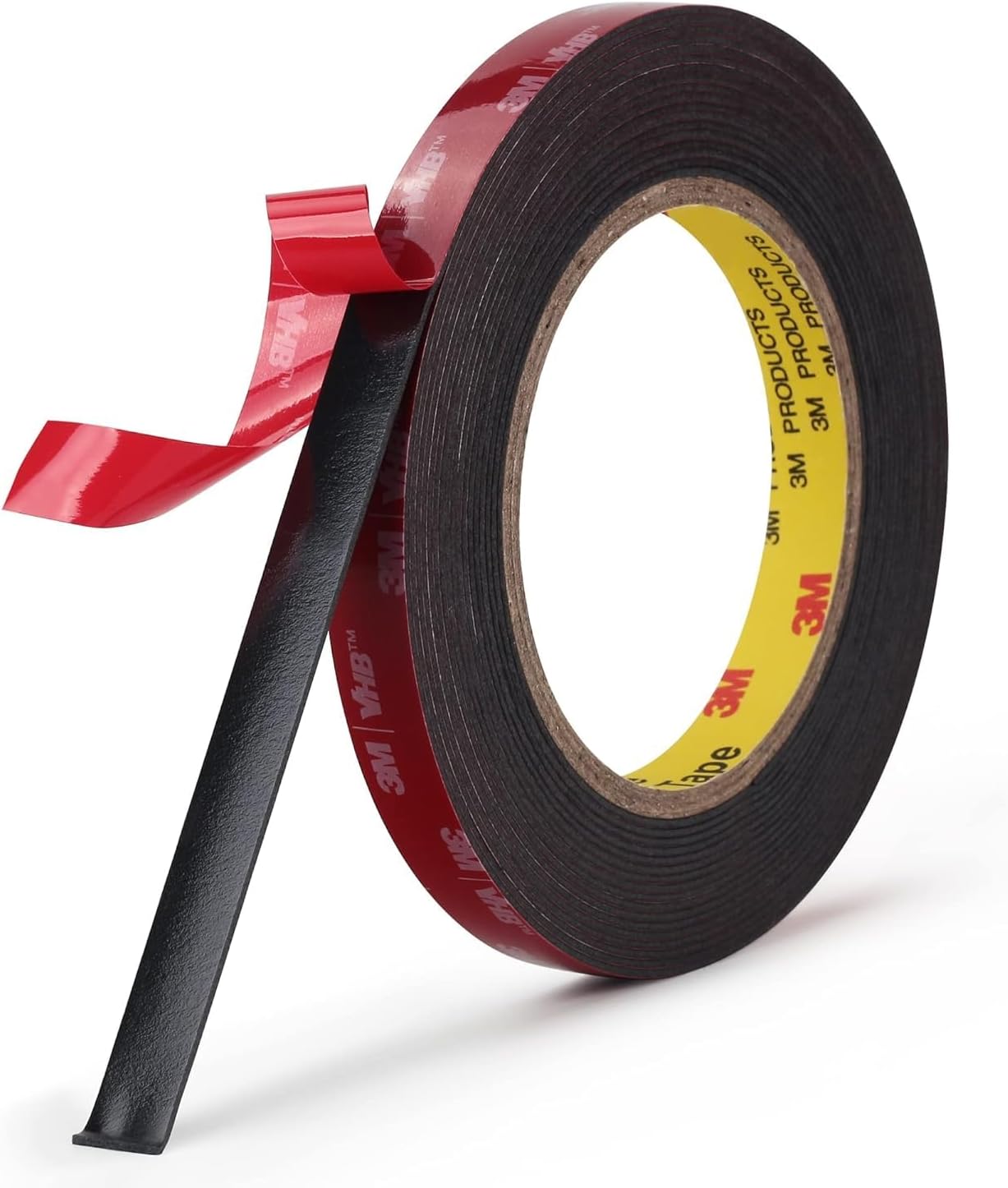 3M Double Sided Mounting Tape 5925 Black Foam Tape High Bond Waterproof Heavy Duty Strong Adhesive Tape Thick 0.025 in Fastener Replace Décor Frame Logos