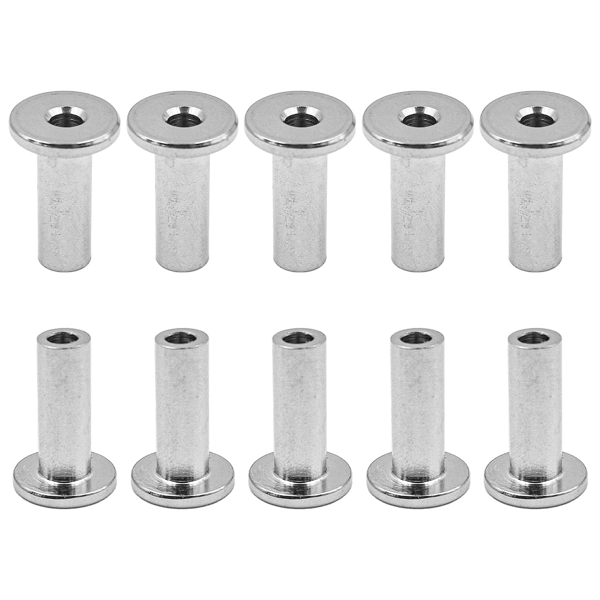 Lot de 20 protections de câble métallique pour pont de 1/8", kit de garde-corps, poteaux en bois, câble métallique, fil de jardin, fil de balustrade, câble de clôture, voile d'ombrage