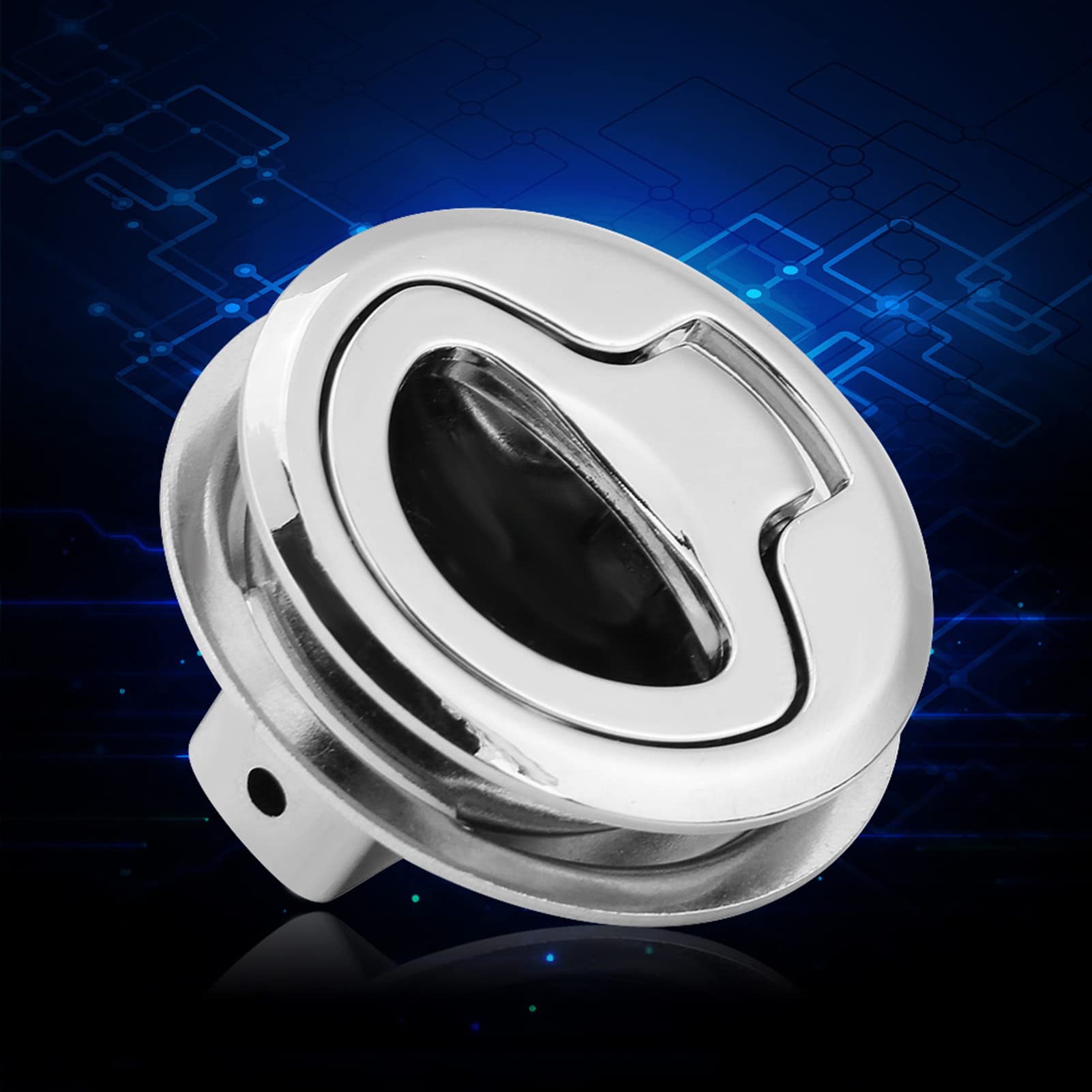 Southco Inc E3-55-15 Key-Operated Vise-Action Compression Latch Grip Range .125 to .250, Southco Single Hole Mount