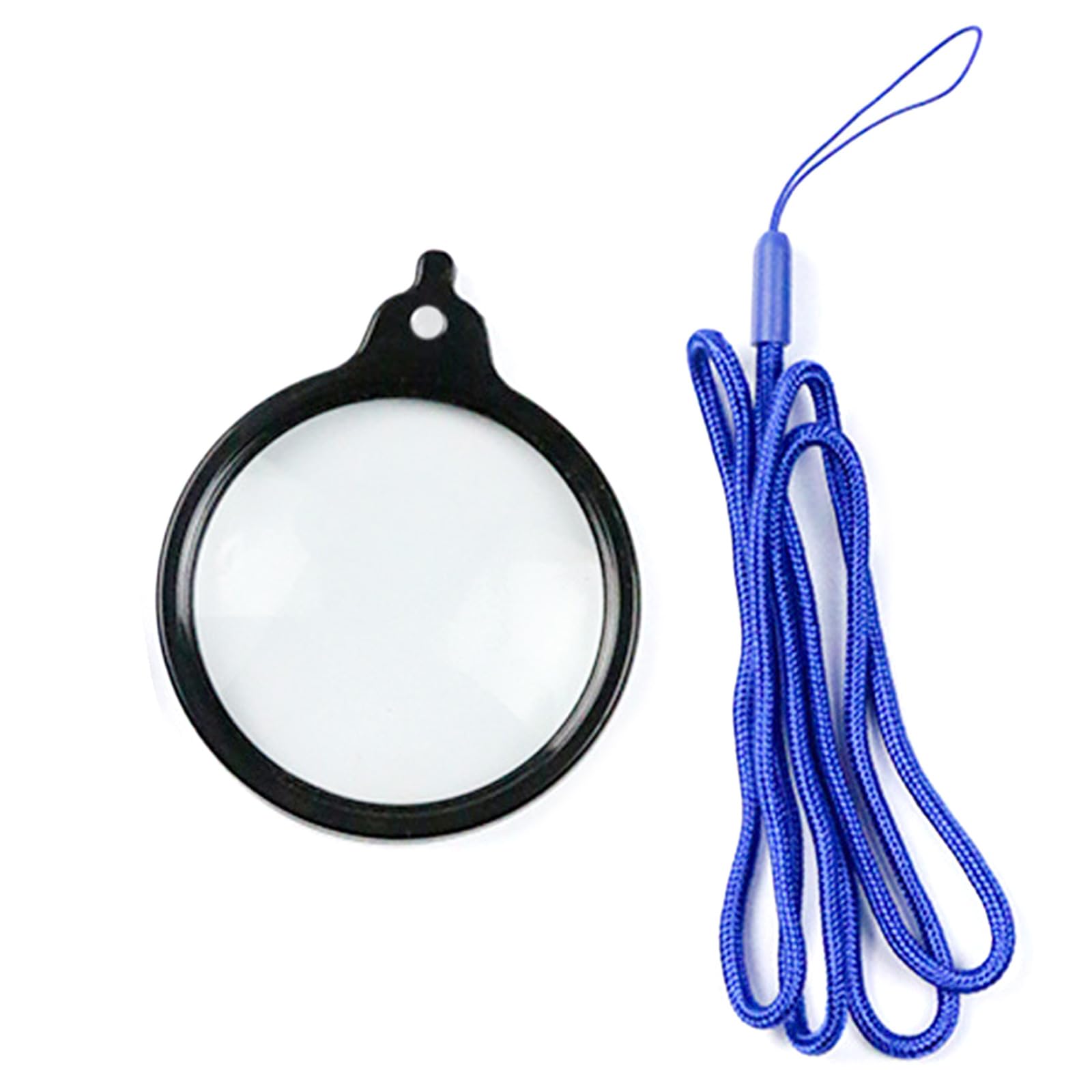 Magnifier Glass Clarities Neck Cord ABS Frame 60mm Lens for Detailed Observation Tasks Neck Magnifier
