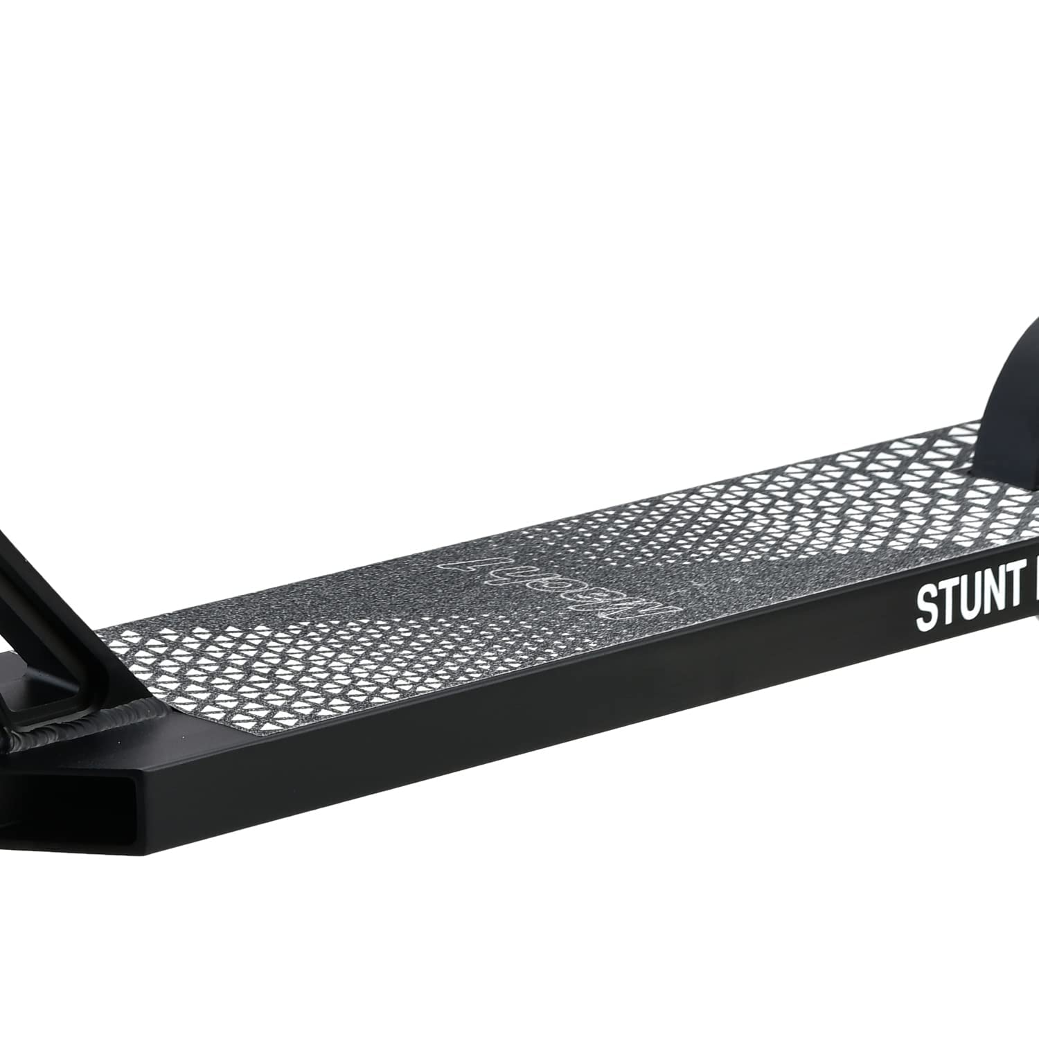 Mach1 Stunt Scooter Kierownica 360° – kółka 120 mm z aluminiowym rdzeniem i łożyskami kulkowymi ABEC 9, hulajnoga, kickscooter, Fun Stunts Trick Roller dla dzieci od 6 lat (czarno-złota z przezroczystymi kółkami)