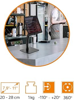Pyle Anti-Theft Tablet Floor Stand - Secure Kiosk For IPad & Android