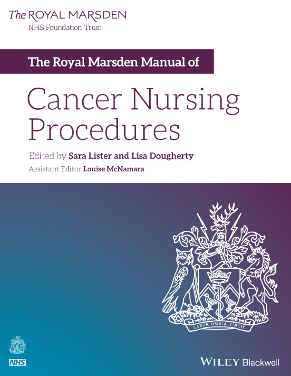 The Royal Marsden Manual of Cancer Nursing Procedures by S Lister PAPERBACK