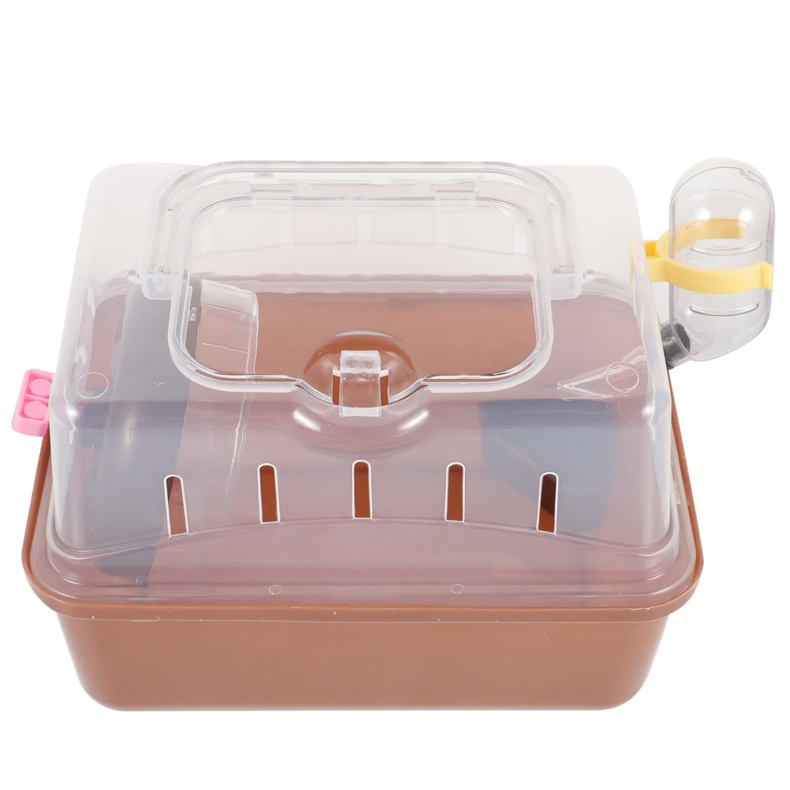 Hohopeti Jaulas De Hámster Caja De Plástico para Jaula De Hámster Conejillo De Indias Jaula para Mascotas De Viaje Funda De Transporte para Hámster Contenedor Pequeño para Mascotas