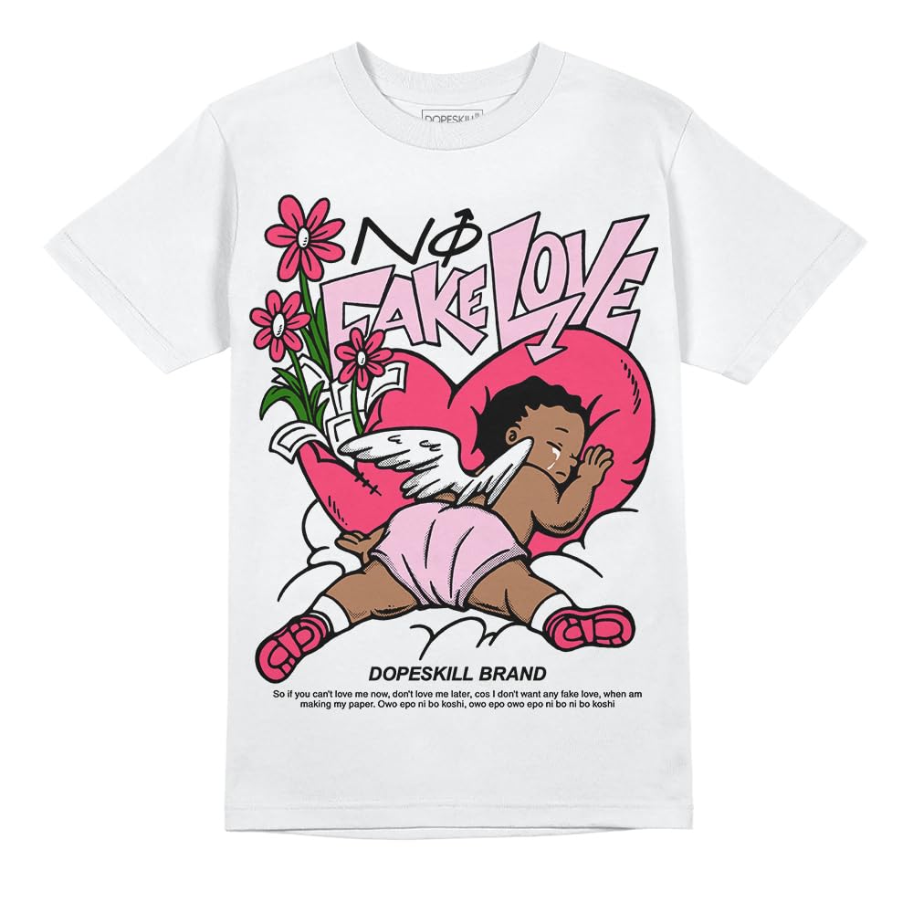 DopeSkill Graphic Tee Streetwear Hip Hop Hypebeast Street Style Crew Neck Unisex T-Shirt Sneaker Colour Matching Shirts Angel