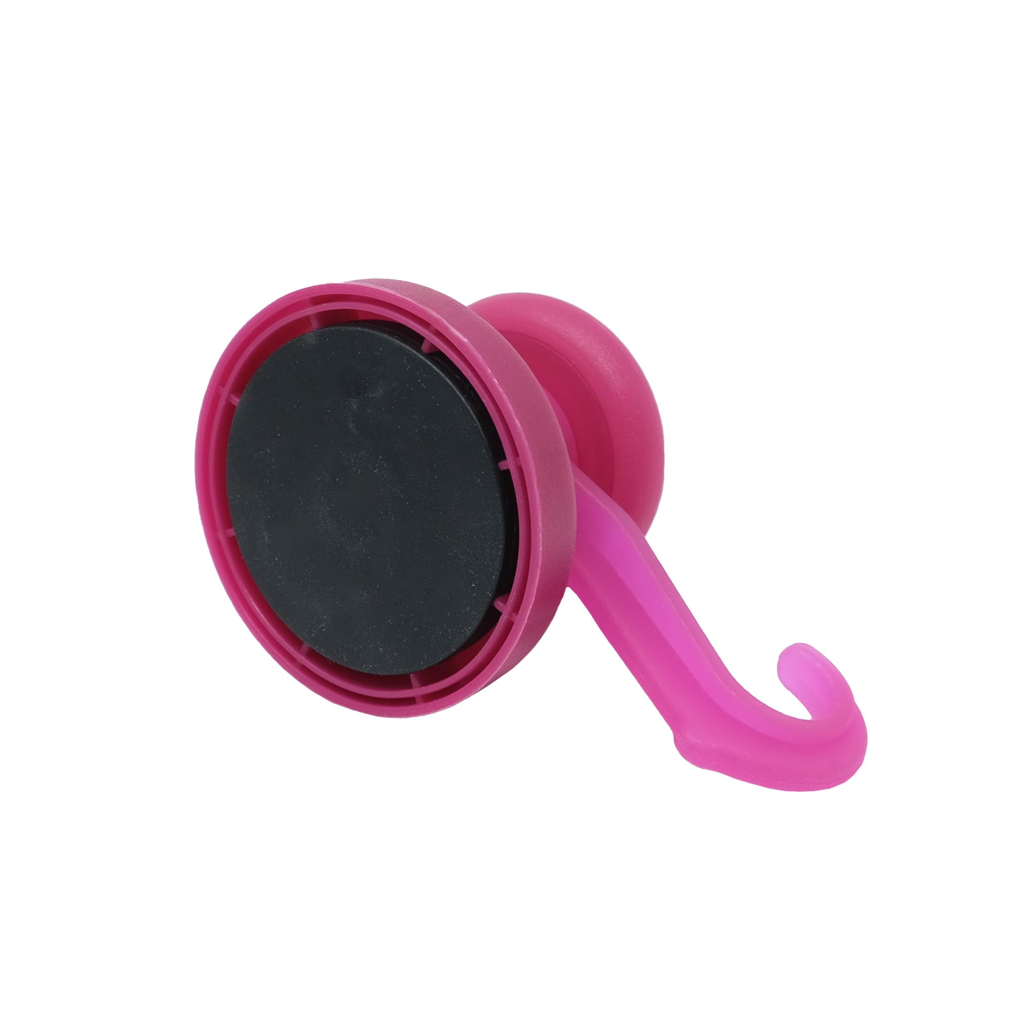 Magnet Expert 43mm Diámetro De Goma Recubierto De Imán De Neodimio Con Gancho Giratorio-púrpura (paquete De 40)
