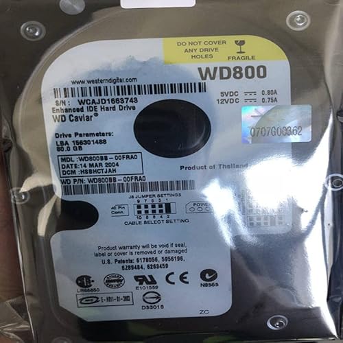 per 3.5 2MB per Hard Disk Interno per Desktop per WD800BB 7200 RPM hdd 80 GB ide