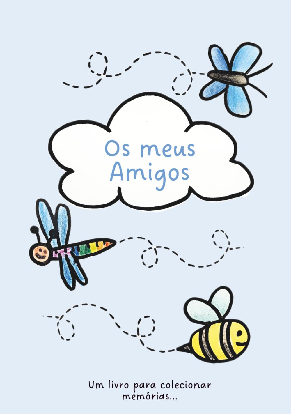 Os meus Amigos: Um livro de amizade para crianças colecionar memórias