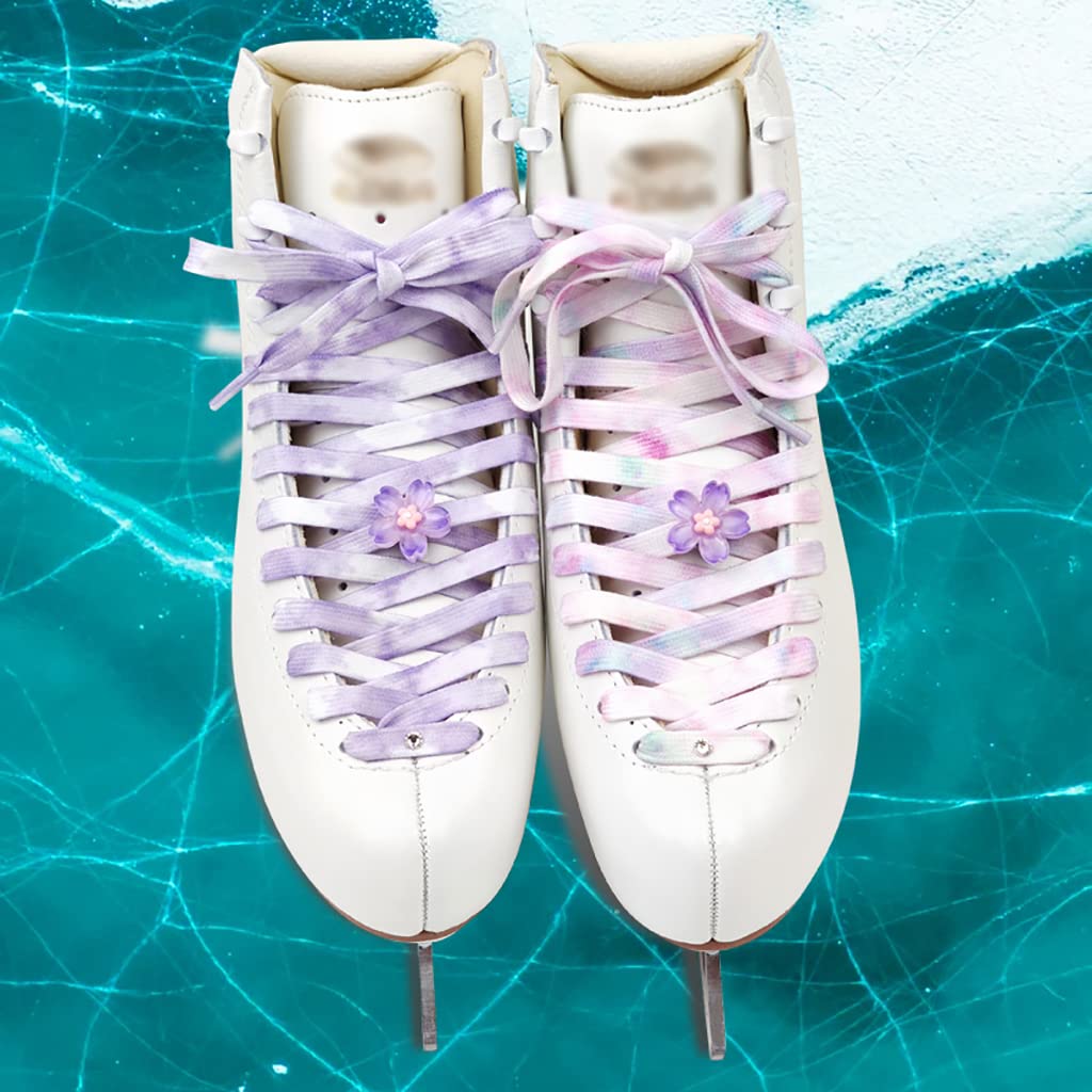 Lacets pour Baskets 1 Paire de Lacets de Patins de Hockey, Lacets for Patins de Hockey et de Glace, Lacets de Patins à roulettes de Hockey sur Glace, Polyester/Coton.