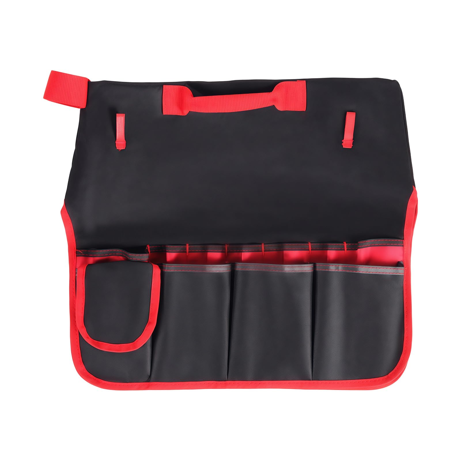 Buxuaaaa Spacious 35 Pocket Utility Bag Constructed From Tear Resistant Fabric For Tool Equipment And Accessories Multi Pocket Tool Carriers