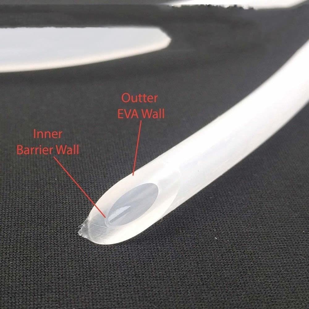 EVABarrier 4mm(5/32) X8mm(5/16) podwójna ściana EVA (długość 12 metrów w torbie) linia piwa/linia gazowa warzenia piwa Homebrew Pipe