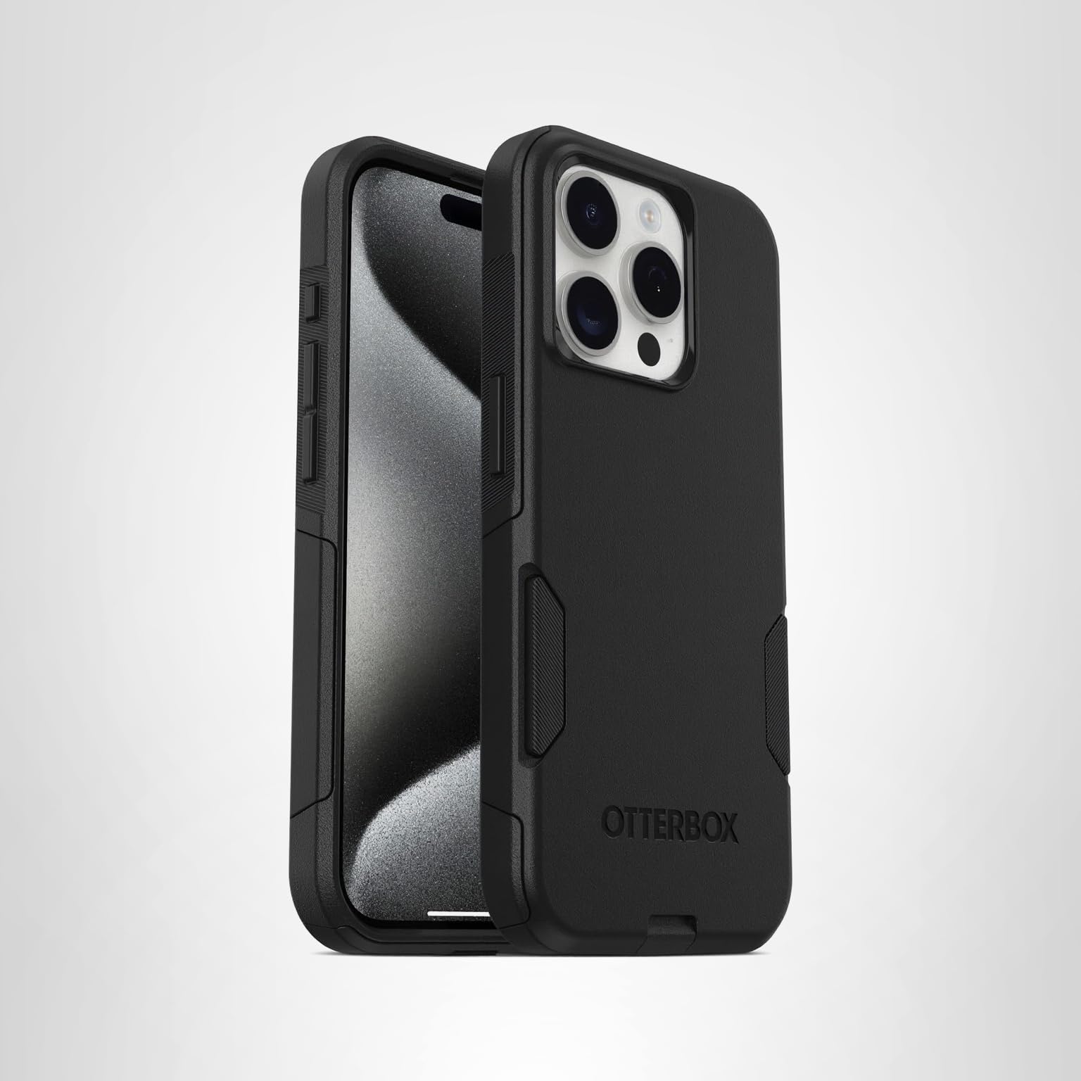 【objects.io】　iPhone15Pro ケース　BLACK Amazon.com: OtterBox iPhone 15 Pro (Only) Commuter Series Case