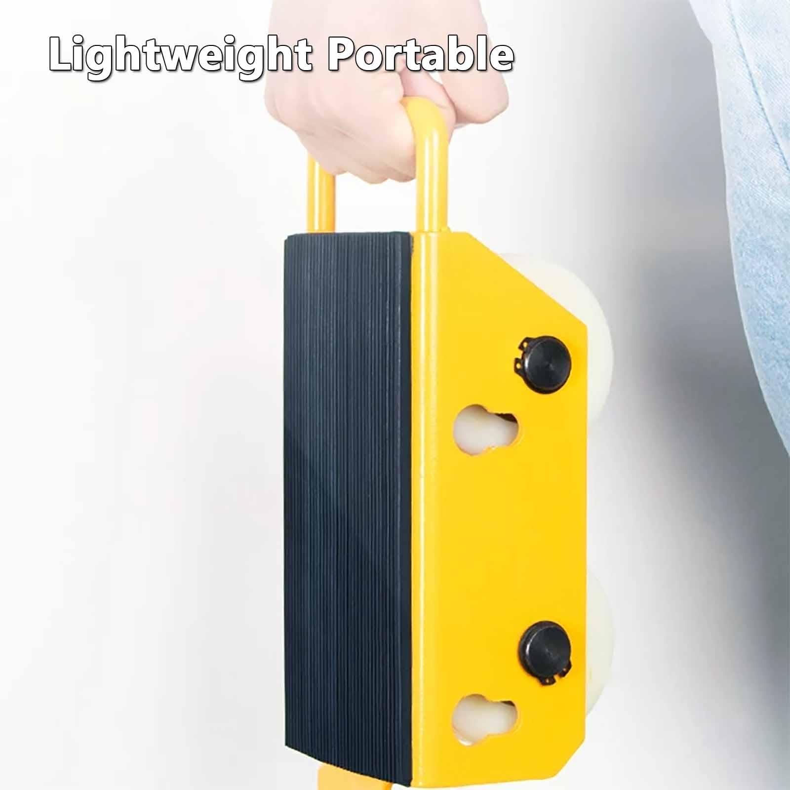 Carrello Spostamento Attrezzature con Ruote in Nylon e Maniglia
