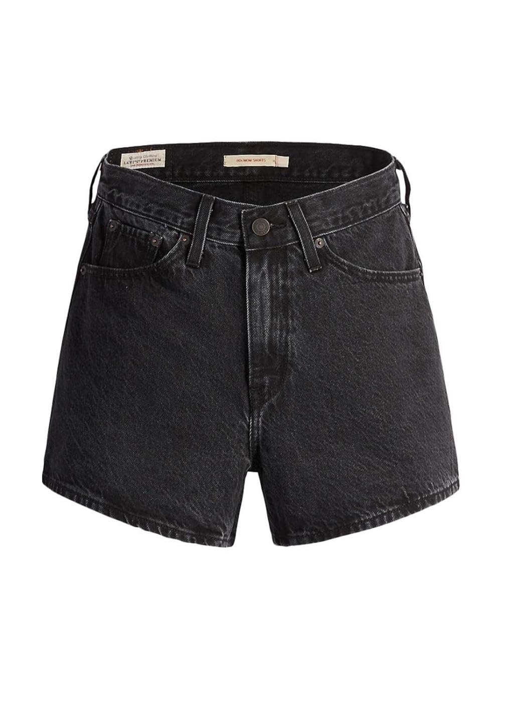 Levis 80S MOM Short Blacks, ANNÉES 80 MOM Court Noir aux Femmes, Not to Interrupt,