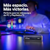 Crucial P510 SSD 2To PCIe 5.0 x4 Gen5 NVMe M.2 avec Dissipateur, Lecture jusqu'à 10.000 Mo/s, écriture jusqu'à 8.700 Mo/s, Ordinateur de Bureau et PS5, TLC NAND, Disque Dur Interne - CT2000P510SSD5-01 - 3