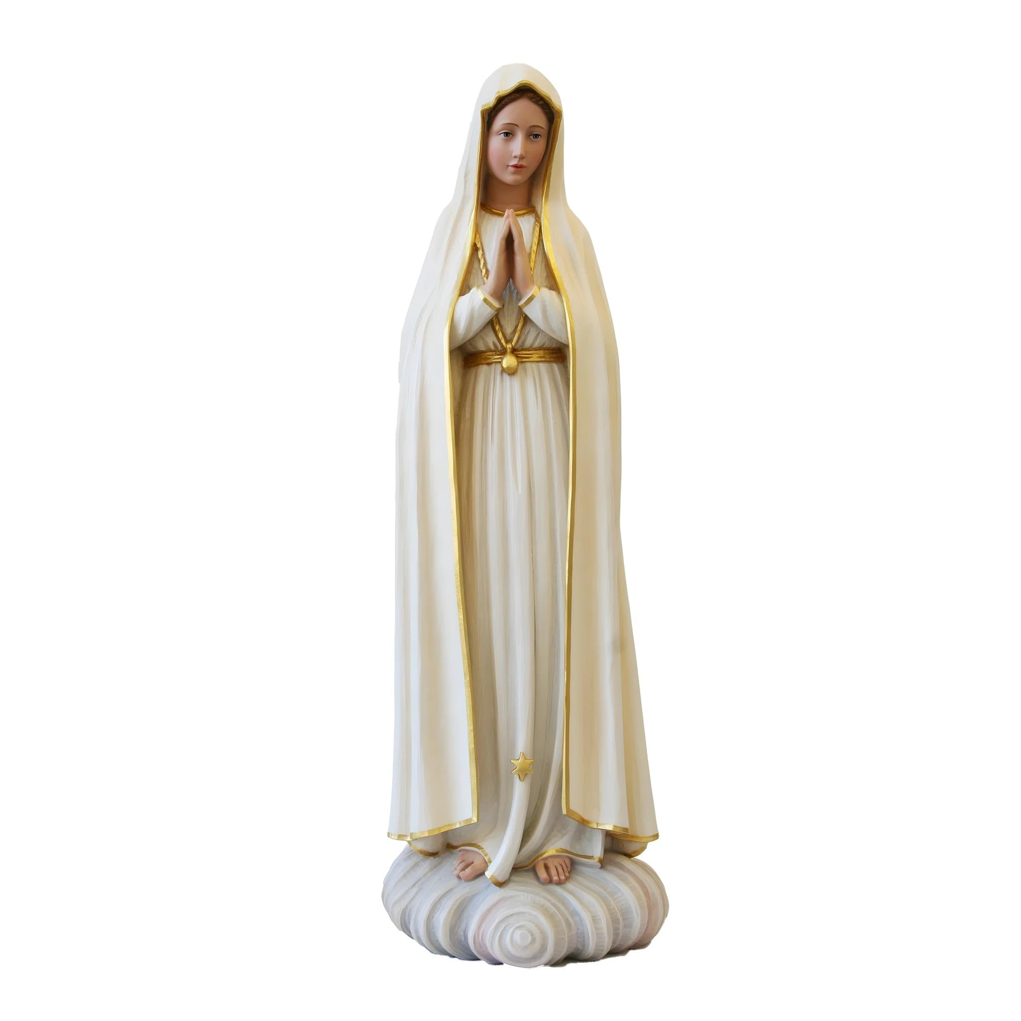 Virgin Mary Fiberglass Statue by Dolfi