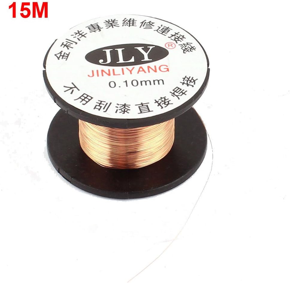 50 Mts 0.1mm Ppa Copper Soldering Solder Enamelled Reel Wire Lead New In Uk | UK - Foto 4