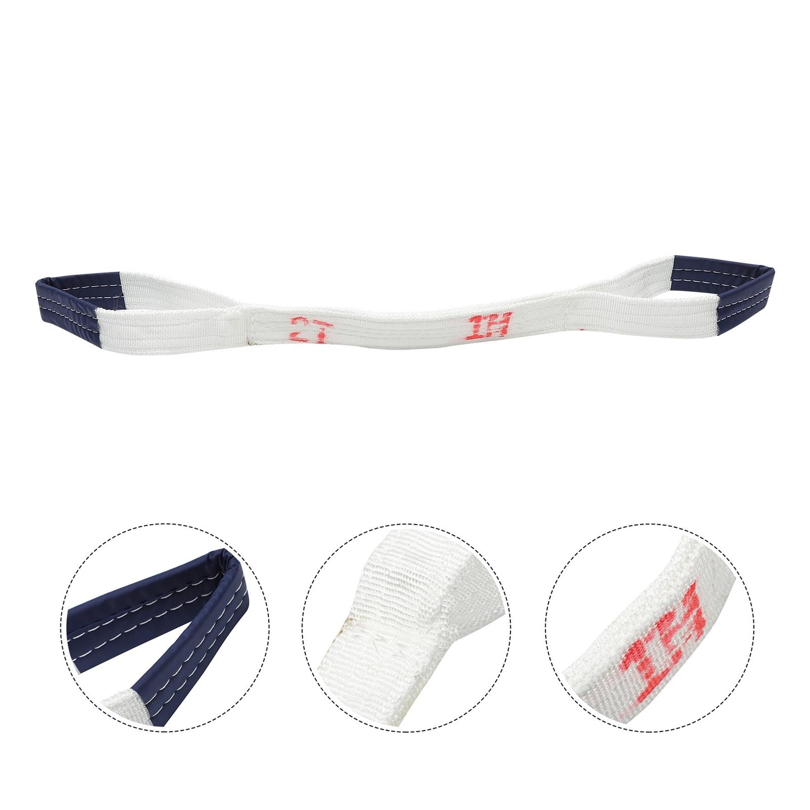 1m 2 Tony Heavy Duty Pasek Holowniczy Płaska Przyczepa Samochodowa Lina Holownicza Kabel Narzędzie Pojazdu Awaryjnego Solidna I Niezawodna