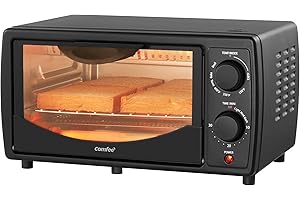 COMFEE' Toaster Oven Countertop 4-Slice