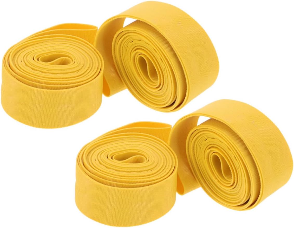 4Pcs Bicycle Rim Strips Durable PVC Tire Liner Protectors for Puncture Resistance Easy Installation for Road Mountain Bikes Enhanced Stability Comfort