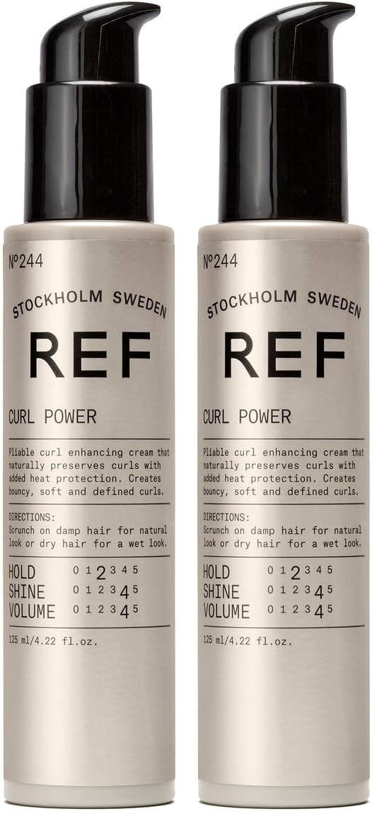 REF CURL POWER N°244 125 ML DOĞAL BUKLELERİ BELİRGİNLEŞTİREN VE GÜÇLENDİREN, ONLARI CANLI, ESNEK VE MUHTEŞEM PARLAK BIRAKAN KREMSİ JEL (2 paketi)