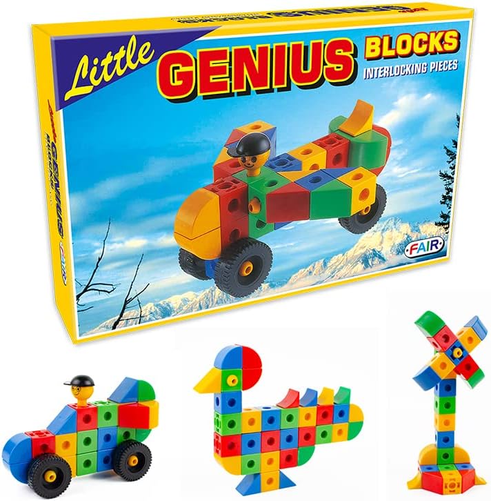 TOY FUN Little Genius Educatinal DIY STEM Creative Building Blocks for Kids 5 Years and Above | Innovative Models |
