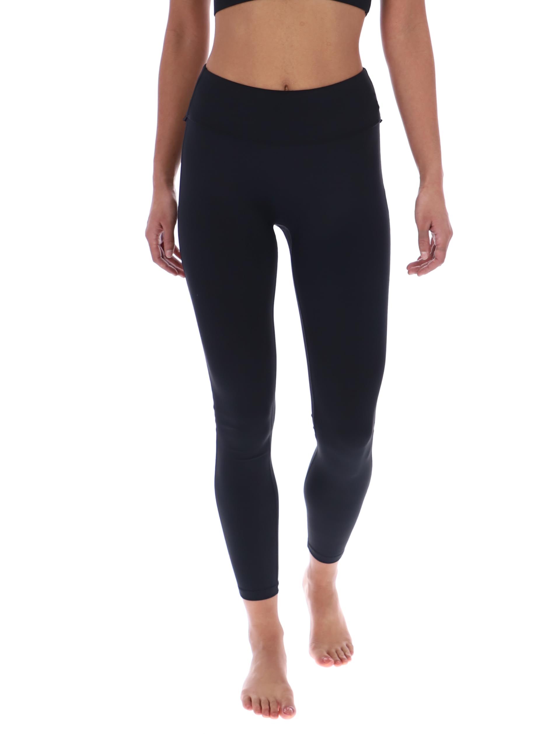 Ted Baker Women's Agnes Comfort Ruffle Yoga Leggings - Black - Lge