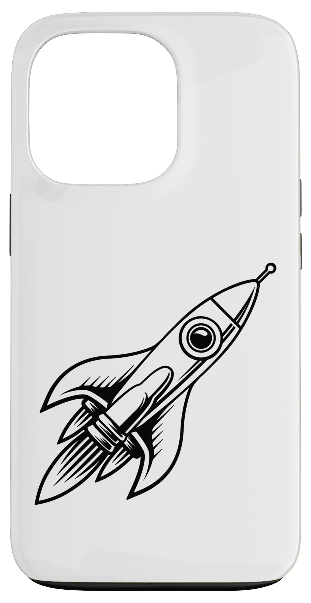 iPhone 13 Pro Rocket Space Ship Cartoon Spaceship Rocketship Case