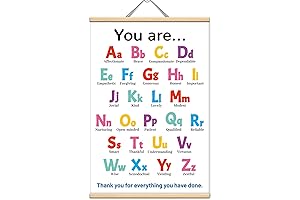 Colorful ABC Alphabet Poster: ABC Art to Spark Imagination