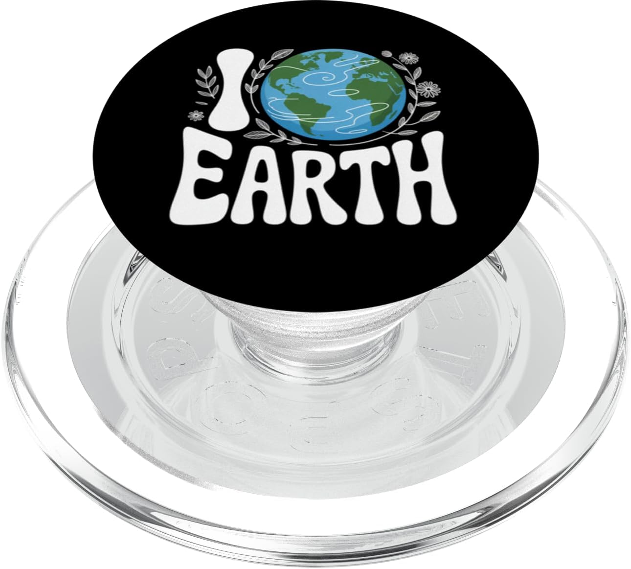 I Love Earth Eco Friendly Nature Art PopSockets PopGrip for MagSafe