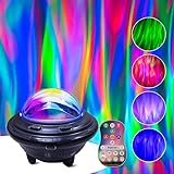 Northern Light Projector for Ceiling and Bedroom,Christmas Gifts,Birthday Gifts,Xmas Gifts, Remote+Timer Night Light for Disco Parties Decoration, LED Aurora Galaxy Projector Relaxing Atmosphere